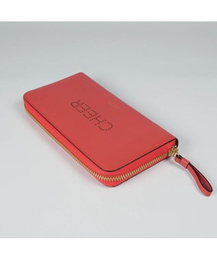 PELLE BORSA コンパクトラウンド長財布 Playful Goods プレイフルグッズ 4864 サーモンピンク