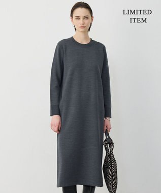ICB 【WEB限定】 ウールブレンドダブルフェイス ニットワンピース