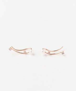 Phoebe 【K10RG】トゥウィンクルピアス&イヤリング ローズゴールド