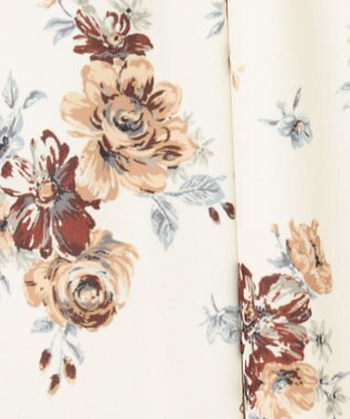 組曲 ローズシックプリント スカート アイボリー系5