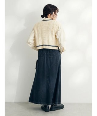 CRAFT STANDARD BOUTIQUE ２ＷＡＹケーブルニットベスト Ivory