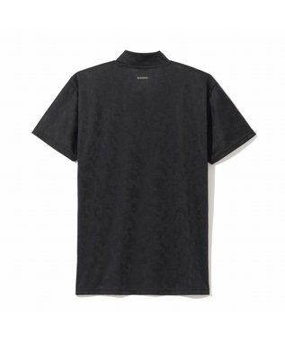 ZERO HALLIBURTON エレガントカモ柄ジャガードモックネックTシャツ ZHG-M5S8b 82957 ブラック