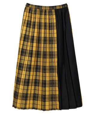 AMERICAN HOLIC アソートチェックプリーツスカート Yellow