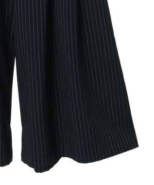 earth music&ecology 選べる丈タックスカーチョ Stripe Navy