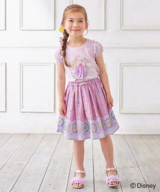 ANY KIDS 【ディズニープリンセス】アート Tシャツ ラベンダー<ラプンツェル>