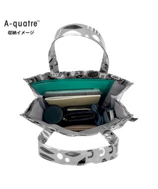 ROOTOTE 1024【ラミネート加工 A4収納】EU.A4アーキャトル.ラミネート-R 01：フローラル