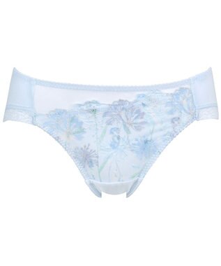 Wing ショーツ　【ときはなつブラ】　KB2871とペア　身生地部は綿混素材　はきこみ丈あさめ　ウイング／ワコール　KF2371 サックス