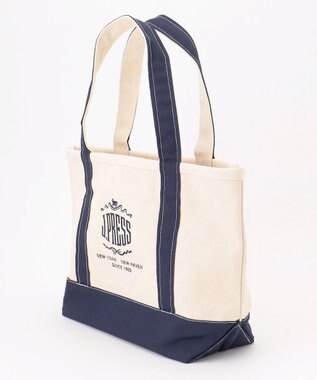 J.PRESS MEN オーバル トートバッグ ネイビー系
