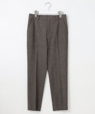 J.PRESS LADIES 【洗える】チェルビック テーパード パンツ ダークブラウン系