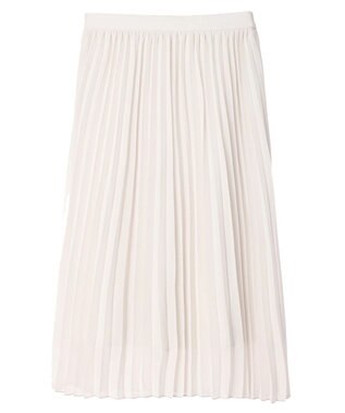 earth music&ecology すきな丈プリーツスカート Ivory