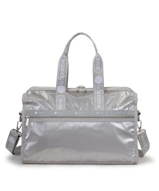 LeSportsac DELUXE MED WEEKENDER MH/ロゴジャガードシルバースナイデル ロゴジャガードシルバースナイデル