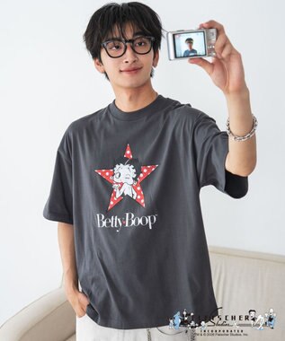 WEGO 【ベティ・ブープ/ユニセックス着用ITEM/SMLサイズ展開】キャラクターズグラフィックT4（SS） 柄1