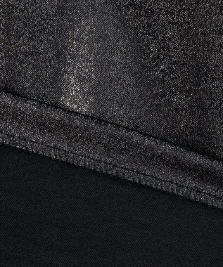 ICB L 【洗える】シャイニータンクトップ カットソー シルバー系