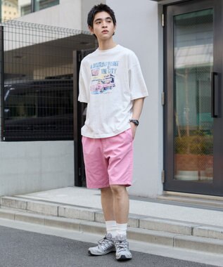 WEGO 【ウエストゴム/SMLサイズ展開】イージーコットンショーツ ピンク