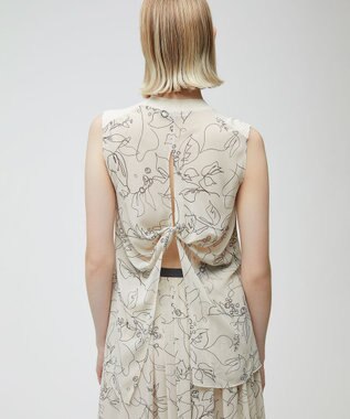 BEIGE， GINGKO / ドッキングニット Ecru