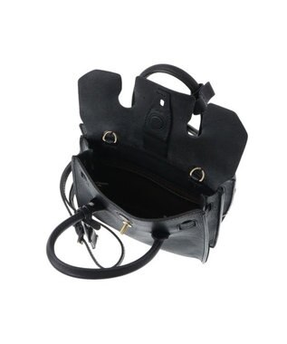 genten ミネルヴァ 2wayミニバッグ クロ