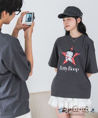 WEGO 【ベティ・ブープ/ユニセックス着用ITEM/SMLサイズ展開】キャラクターズグラフィックT4（SS） 柄1