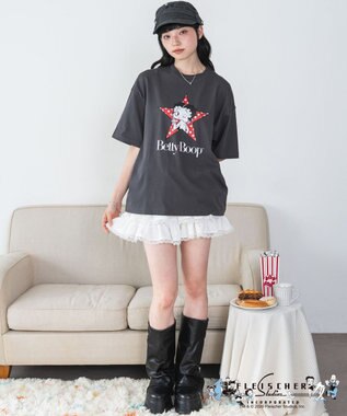 WEGO 【ベティ・ブープ/ユニセックス着用ITEM/SMLサイズ展開】キャラクターズグラフィックT4（SS） 柄1