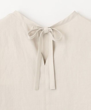 NAVE 【ReNAVE　洗える】スラブツイルブラウス ベージュ系