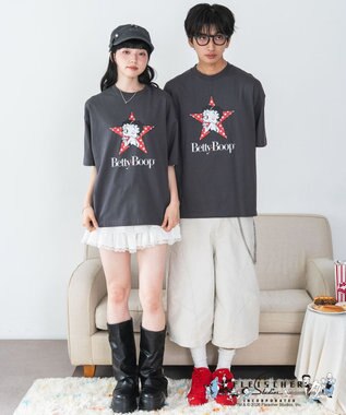 WEGO 【ベティ・ブープ/ユニセックス着用ITEM/SMLサイズ展開】キャラクターズグラフィックT4（SS） 柄1