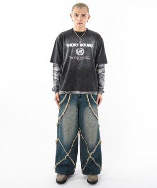 WEGO 【ユニセックス着用ITEM】ブリーチエンブレムロゴT（SS） スミクロ