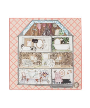 MOONBAT SWASH LONDON(スウォッシュロンドン） コットンハンカチーフ DOLLSHOUSE SURREALIST 52×52 日本製