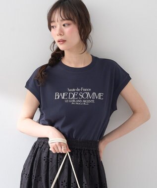 earth music&ecology 【接触冷感/洗濯機可】Ｈａｕｔｓ－ｄｅ－ＦｒａｎｃｅフレンチＴ
