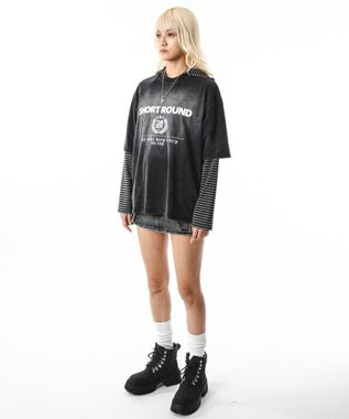 WEGO 【ユニセックス着用ITEM】ブリーチエンブレムロゴT（SS） スミクロ