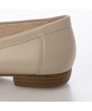 ing 【３E】【サスティナブル】モカシューズ ライトベージュカタオシ