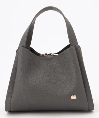 LA BAGAGERIE ソフトシュリンク2WAYハンドバッグ small ダークグレー