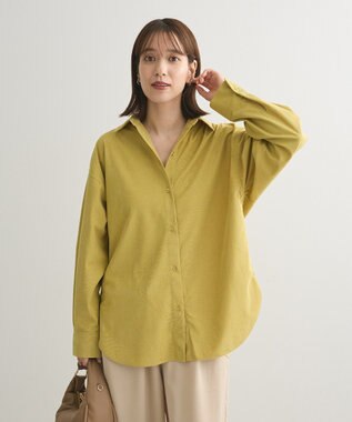 Green Parks ソフトコーデュロイシャツ Yellow