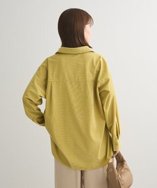Green Parks ソフトコーデュロイシャツ Yellow