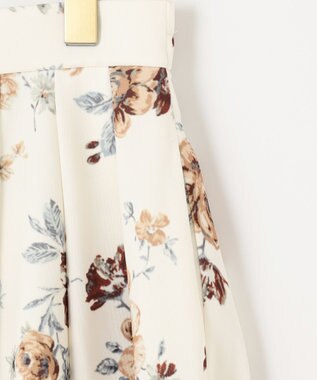 組曲 ローズシックプリント スカート アイボリー系5