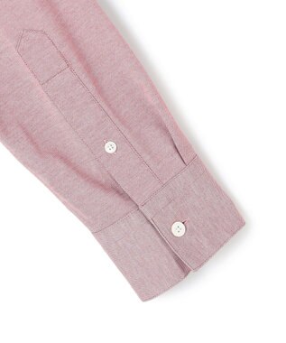 JOSEPH HOMME 【ストレッチ】ハイゲージコットンジャージー 　長袖レギュラーカラーシャツ ピンク系