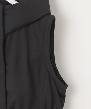 ANY SIS 【撥水・洗える】2WAYドロストフーディミドル ダウン ブラック