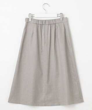 J.PRESS LADIES S 【セットアップ対応・洗える・UVケア・速乾】 OXIJEWELストレッチ スカート ライトグレー系