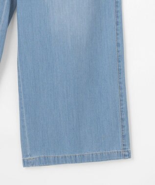 J.PRESS LADIES 【洗える】5ozバージラコンパクト デニム セミワイドパンツ ユーズド系