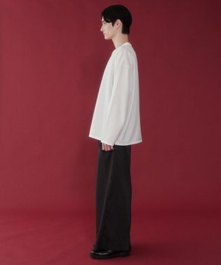 WEGO 【セットアイテム/軽量/シワにならない】ドライポリアンサンブルプルオーバーシャツ（LS） ホワイト