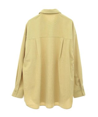 Green Parks ソフトコーデュロイシャツ Yellow