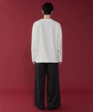 WEGO 【セットアイテム/軽量/シワにならない】ドライポリアンサンブルプルオーバーシャツ（LS） ホワイト