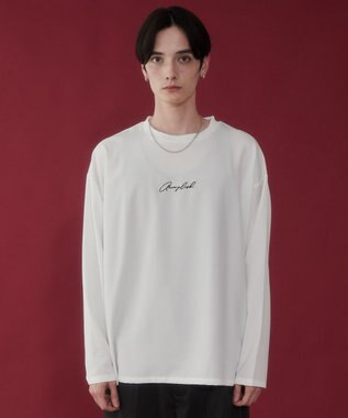 WEGO 【セットアイテム/軽量/シワにならない】ドライポリアンサンブルプルオーバーシャツ（LS） ホワイト