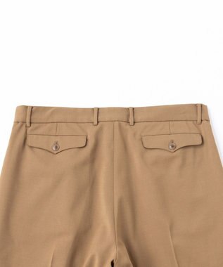 UNFILO MENS ウールライク ワイドパンツ ブラウン