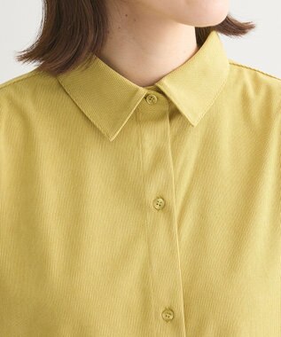 Green Parks ソフトコーデュロイシャツ Yellow