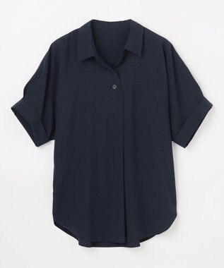 ANY 楽映えブラウス ネイビー