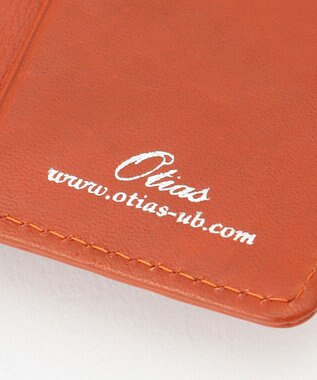 UNBILLION Otias オイルカウレザーL字ZIPミドルウォレット オレンジ