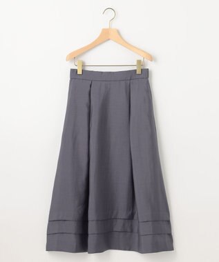 組曲 ラメオーガンジー スカート グレー系