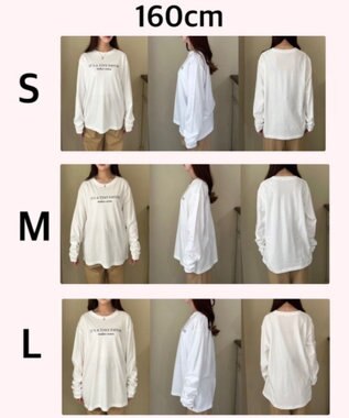 WEGO 【WEB限定】クルーネックプリントロンT 柄7