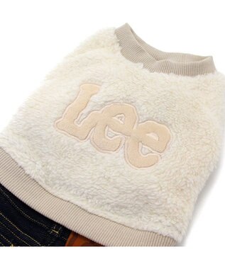 PET PARADISE Ｌｅｅ フリース スカートつなぎ小型犬 白~オフホワイト