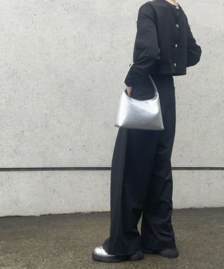 Green Parks ２ＷＡＹ　ショート丈カーディガン Black