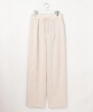 自由区 【洗える】ソフトコーデュロイワイド パンツ オフ